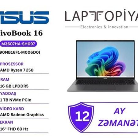 Asus Vivobook S M3607HA-SH097 90NB16F1-M006D0 – Noutbuklar və Netbuklar – ucuztap.az