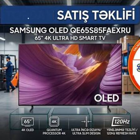 Smart TV Samsung OLED QE65S85FAEXRU – Bakı – ucuztap.az