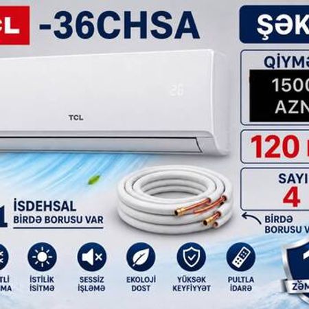 TCL Kondisioner TAC-36CHSA/XA81 (36 000 BTU) – Kondisionerlər – ucuztap.az