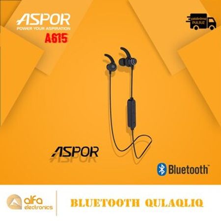 Bluetooth qulaqlıq Aspor A615 – Bakı – ucuztap.az