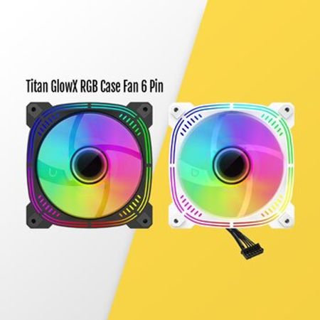 Titan GlowX RGB Case Fan 6 Pin (Kontrollere qosulan) – Bakı – ucuztap.az