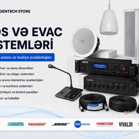 Səs və EVAC sistemləri – Bakı – ucuztap.az