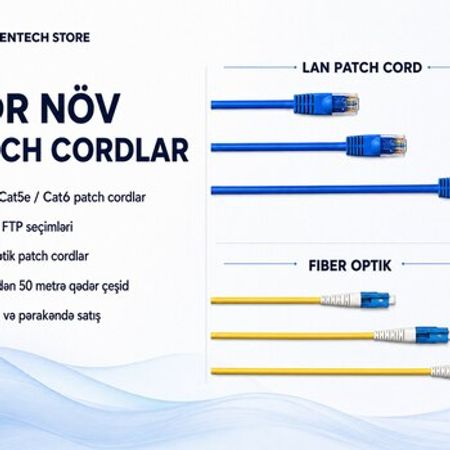 LAN və Fiber Optik Patch Cordlar – Bakı – ucuztap.az