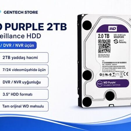 2TB WD Purple HDD – Bakı – ucuztap.az