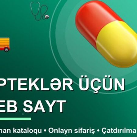 Apteklər üçün web sayt hazırlanması – Bakı – ucuztap.az