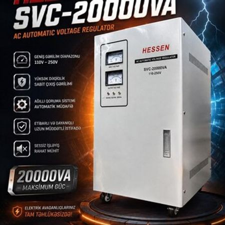 HESSEN SVC-20000VA tənzimləyici – Təmir və tikinti – ucuztap.az