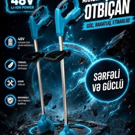 48V Akkumulyatorlu Otbiçən – Bakı – ucuztap.az