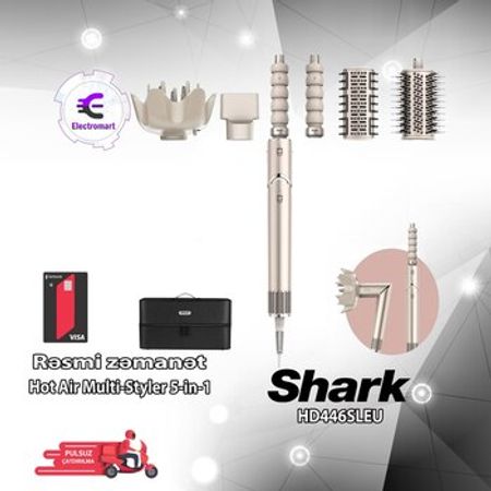 Fen Shark Hot Air Multi-Styler 5-in-1 Gold HD446SLEU – Bakı – ucuztap.az