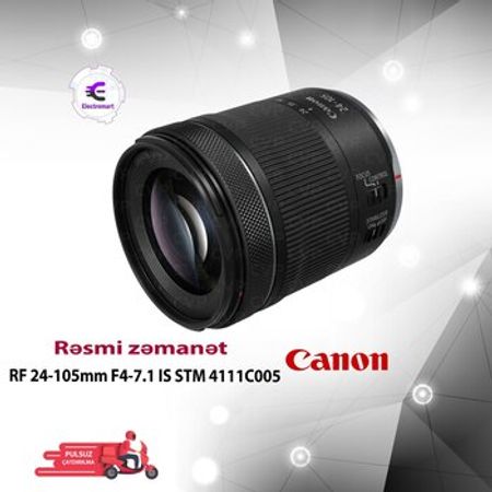 Canon RF 24-105mm F4-7.1 IS STM 4111C005 – Foto texnika – ucuztap.az