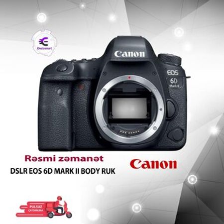 Fotoaparat Canon EOS 6D Mark II Body RUK 1897C031 – Foto texnika – ucuztap.az