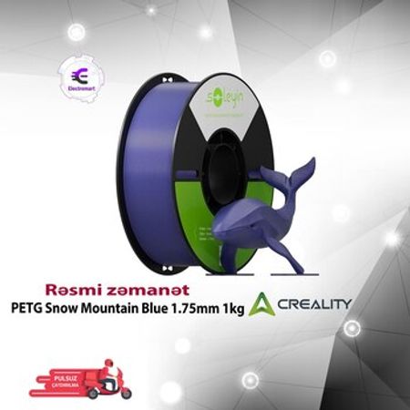 Soleyin Basic PETG Snow Mountain Blue 1.75mm 1kg – Bakı – ucuztap.az