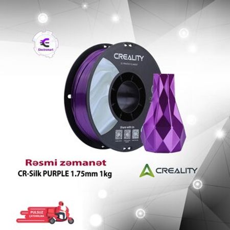 Filament Creality CR-Silk PURPLE 1.75mm 1kg – Bakı – ucuztap.az