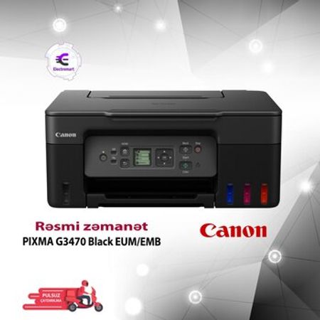 Printer PIXMA G3470 Black EUM/EMB 5805C009 – Ofis avadanlığı və istehlak – ucuztap.az