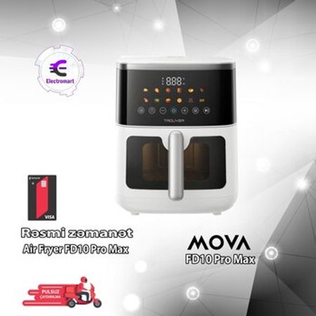 Fritür Mova Air Fryer FD10 Pro Max White FD10 Pro Max – Digər – ucuztap.az