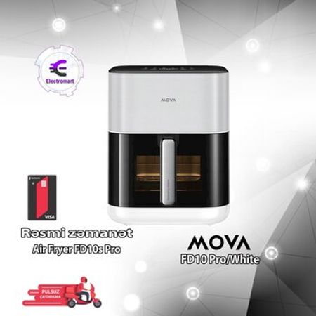 Fritür Mova Air Fryer FD10s Pro White FD10 Pro/White – Digər – ucuztap.az