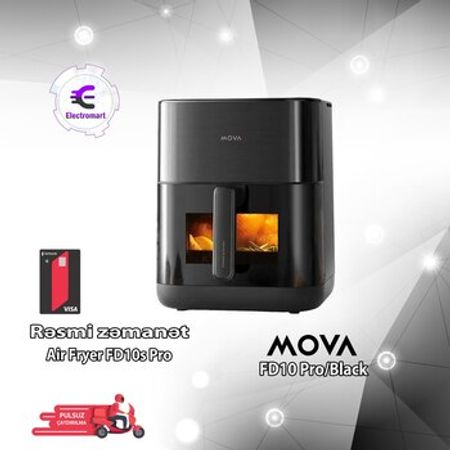 Fritür Mova Air Fryer FD10s Pro Black FD10 Pro – Digər – ucuztap.az
