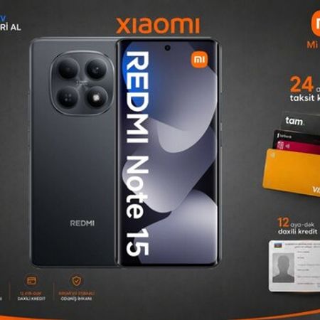 Xiaomi Redmi Note 15 Black 256GB/8GB – Bakı – ucuztap.az