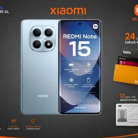 Xiaomi Redmi Note 15 Glacier Blue 256GB/8GB – Bakı – ucuztap.az