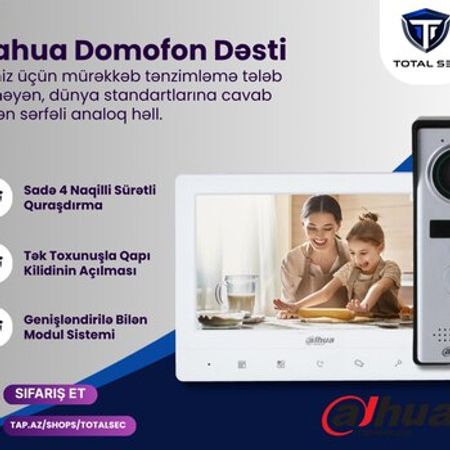 Dahua analoq domofon dəsti – Bakı – ucuztap.az