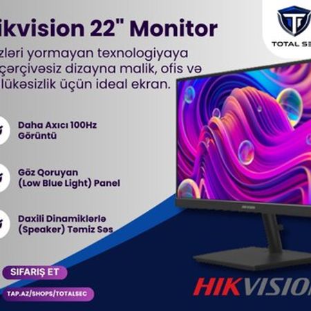 Çərçivəsiz monitor Hikvision 22 FHD – Bakı – ucuztap.az