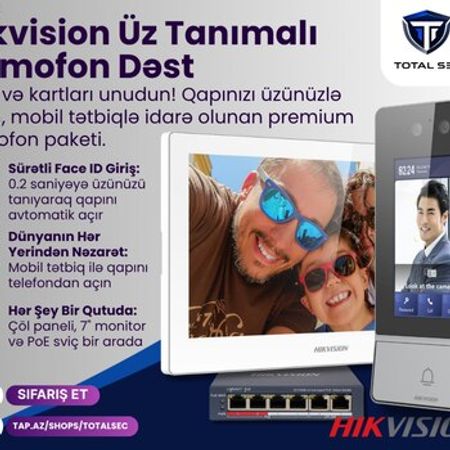 Hikvision üz tanımalı İP domofon dəsti – Bakı – ucuztap.az