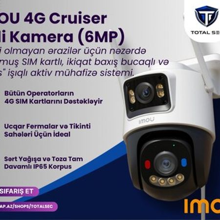 IMOU 4G İkili Kamera (6MP, SIM Kartlı, Polis İşıqlı) – Bakı – ucuztap.az