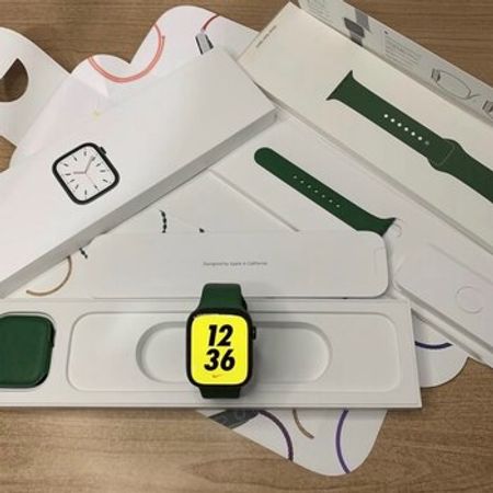 Apple Watch Series 7 Aluminum Green 45mm – Saatlar – ucuztap.az