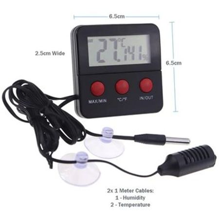 Termohigrometr qara DTH-7 (simli) – Bakı – ucuztap.az
