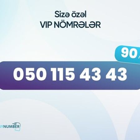 Azercell nömrə – (050) 115-43-43 – Nömrələr və SİM-kartlar – ucuztap.az