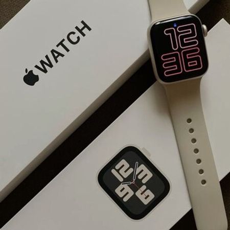 Apple Watch SE 2 Starlight 44mm – Bakı – ucuztap.az