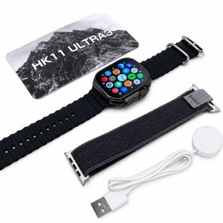 Smart saat HK11 ultra 3 Black – Bakı – ucuztap.az