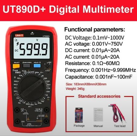 Multimetr UNI-T UT890D – Bakı – ucuztap.az