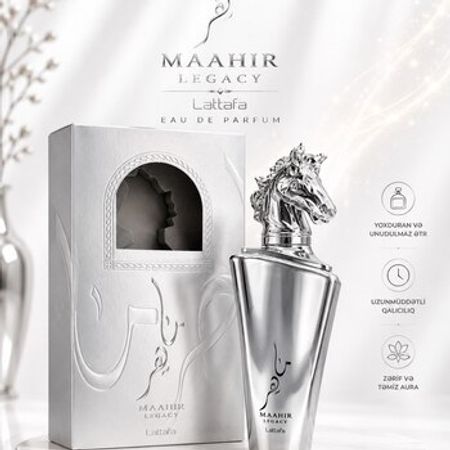 Lattafa Maahir Legacy Eau de Parfum – Sağlamlıq və gözəllik – ucuztap.az