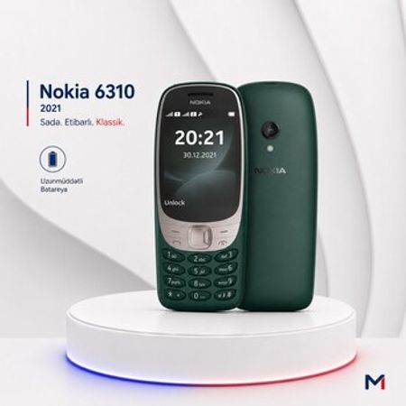 Nokia 6310 (2021) Dark Green – Bakı – ucuztap.az