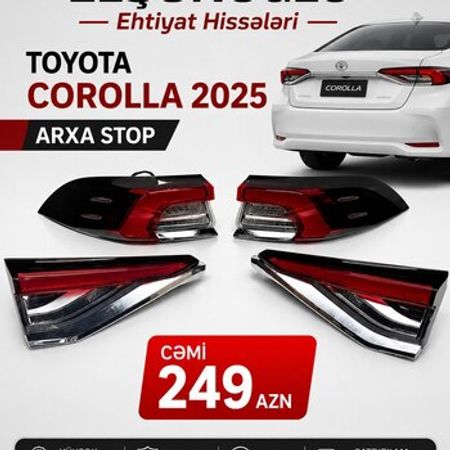 Toyota Corolla 2024-2025 arxa stopu – Ehtiyat hissələri – ucuztap.az