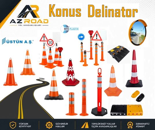 Yol üçün Konus və Delinator – Bakı – ucuztap.az