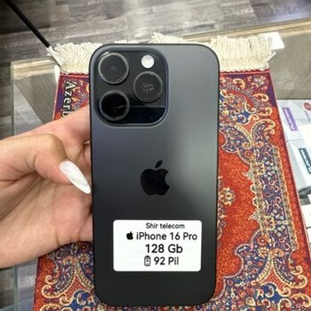 Apple iPhone 16 Pro Black Titanium 128GB/8GB – Bakı – ucuztap.az
