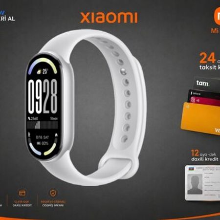 Xiaomi Mi Band 10 Glacier Silver – Bakı – ucuztap.az