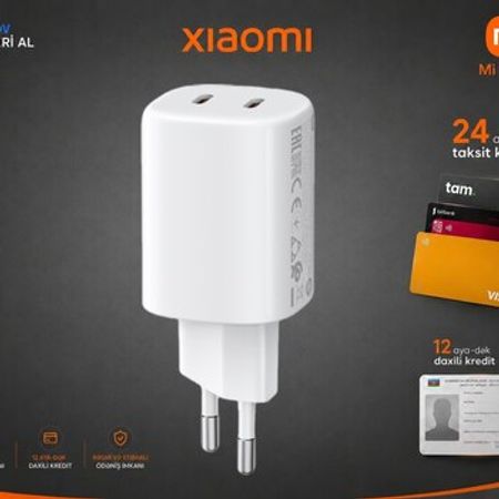 Xiaomi 45W Nano Turbo Charging Power adapteri – Bakı – ucuztap.az