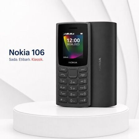 Nokia 106 (2023) Charcoal – Bakı – ucuztap.az