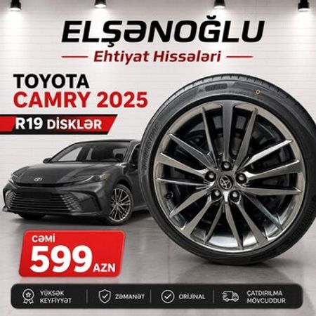 Toyota Camry 2024 2025 2026 R19 diski R19 – Bakı – ucuztap.az