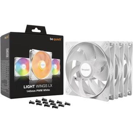 Case Fan Be Quiet BL131 LIGHT WINGS LX 3-PACK WHITE, 140mm,PWM HS – Bakı – ucuztap.az