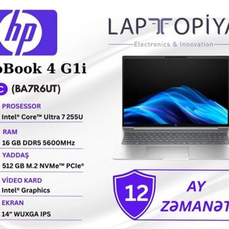 HP ProBook 4 G1i Notebook AI PC BA7R6UT – Bakı – ucuztap.az
