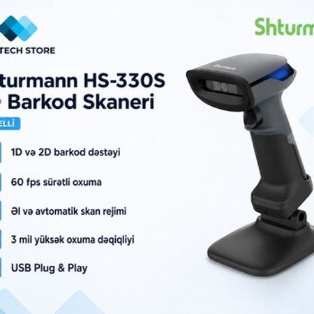 2D Barkod Skaner – Biznes üçün avadanlıq – ucuztap.az