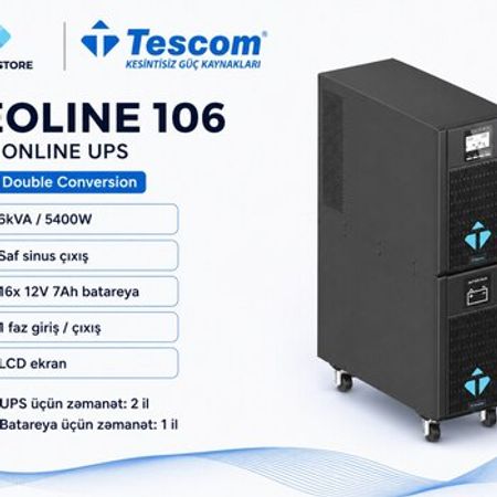 6KVA Online UPS Tescom – Kompüter aksesuarları – ucuztap.az