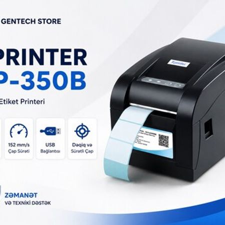 Barkod Printer Xprinter XP-350B – Biznes üçün avadanlıq – ucuztap.az