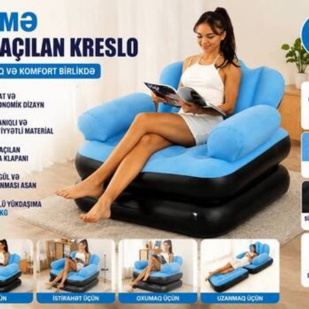Kreslo şişmə tək açılan – Divanlar və kreslolar – ucuztap.az