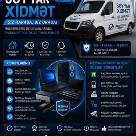 Səyyar Xidmət (İT Support) – Bakı – ucuztap.az