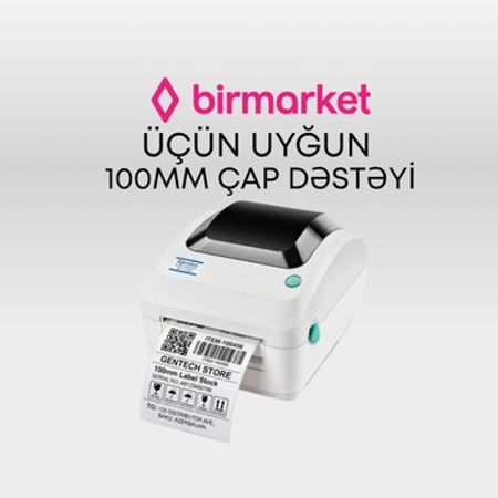 Xprinter 470B - 100MM Çap Dəstəkli Barkod Printer – Bakı – ucuztap.az