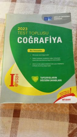 Cografiya test toplusu 1ci 2ci hisse 2023 – Bakı – ucuztap.az